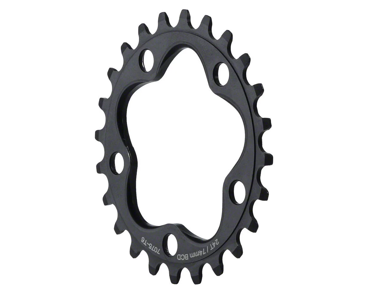 MSW Dimension Single Speed Chainrings (Black) (3/32") (Single) (74mm BCD) (30T)